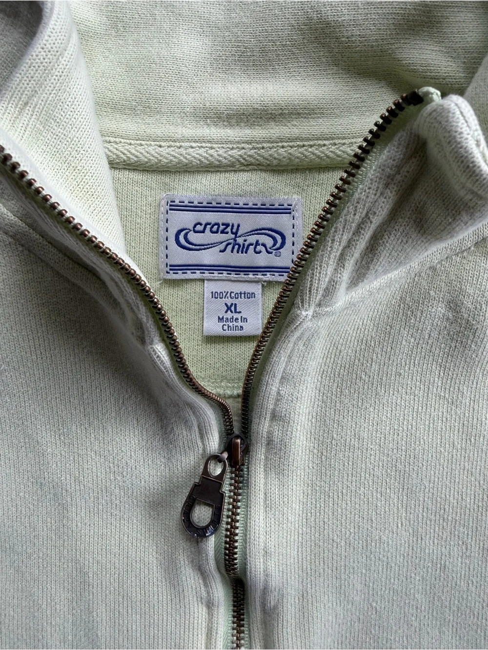 Vintage 90s Women’s Crazy Shirts Lime Green Floral Quarter Zip
